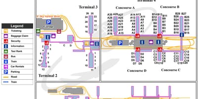 Phx ترمینال نقشه