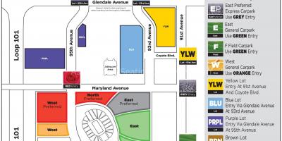 نقشه پارکینگ دانشگاه ققنوس ورزشگاه